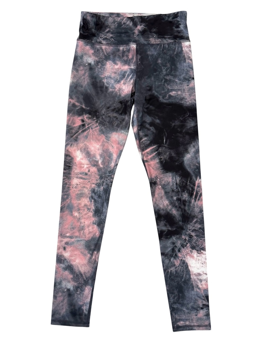 Old Navy Active Girls XXL 18 Pink Tie Dye Leggings Go Dry Stretch Athletic Gym